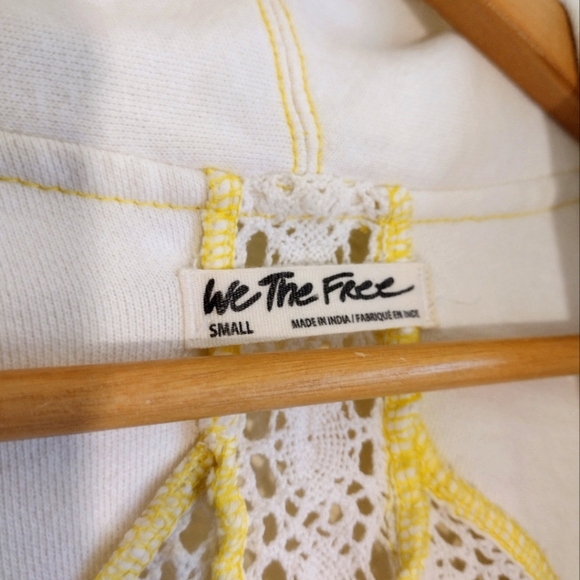 Free People Lost Cause Knit Lace Tie Front Cardigan - Picture 7 of 8